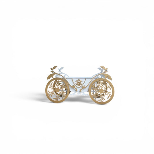 Royal Cake Stand Carriage White - Custom Prop Rentals