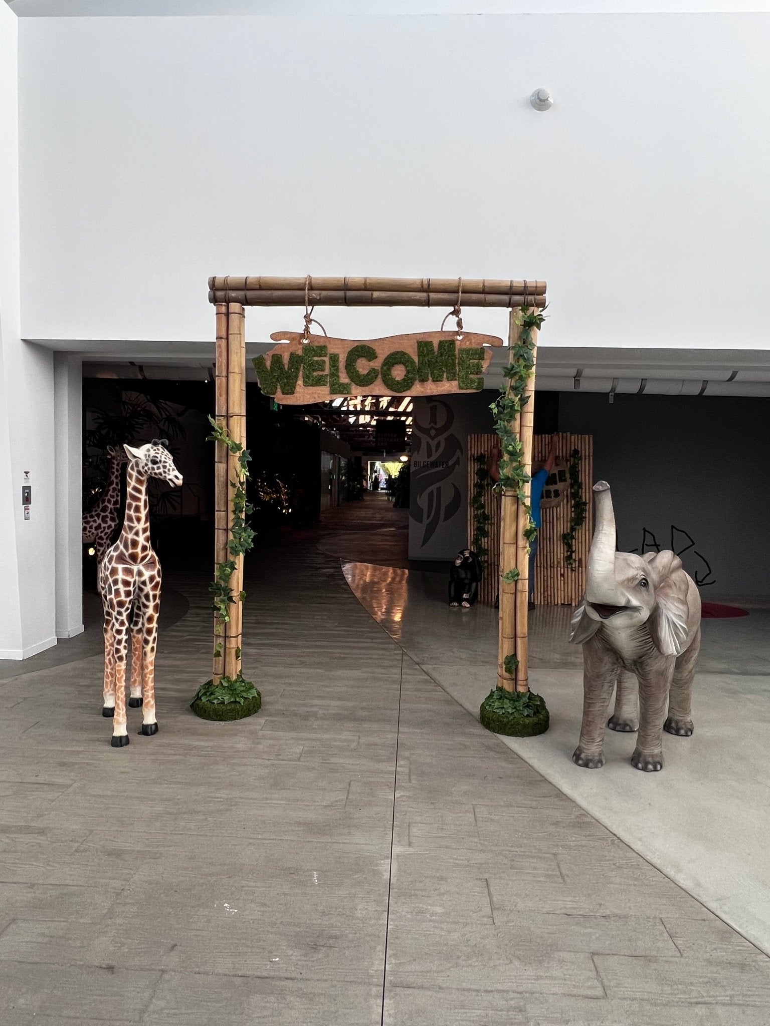 Sign Welcome Sign in Moss - Custom Prop Rentals