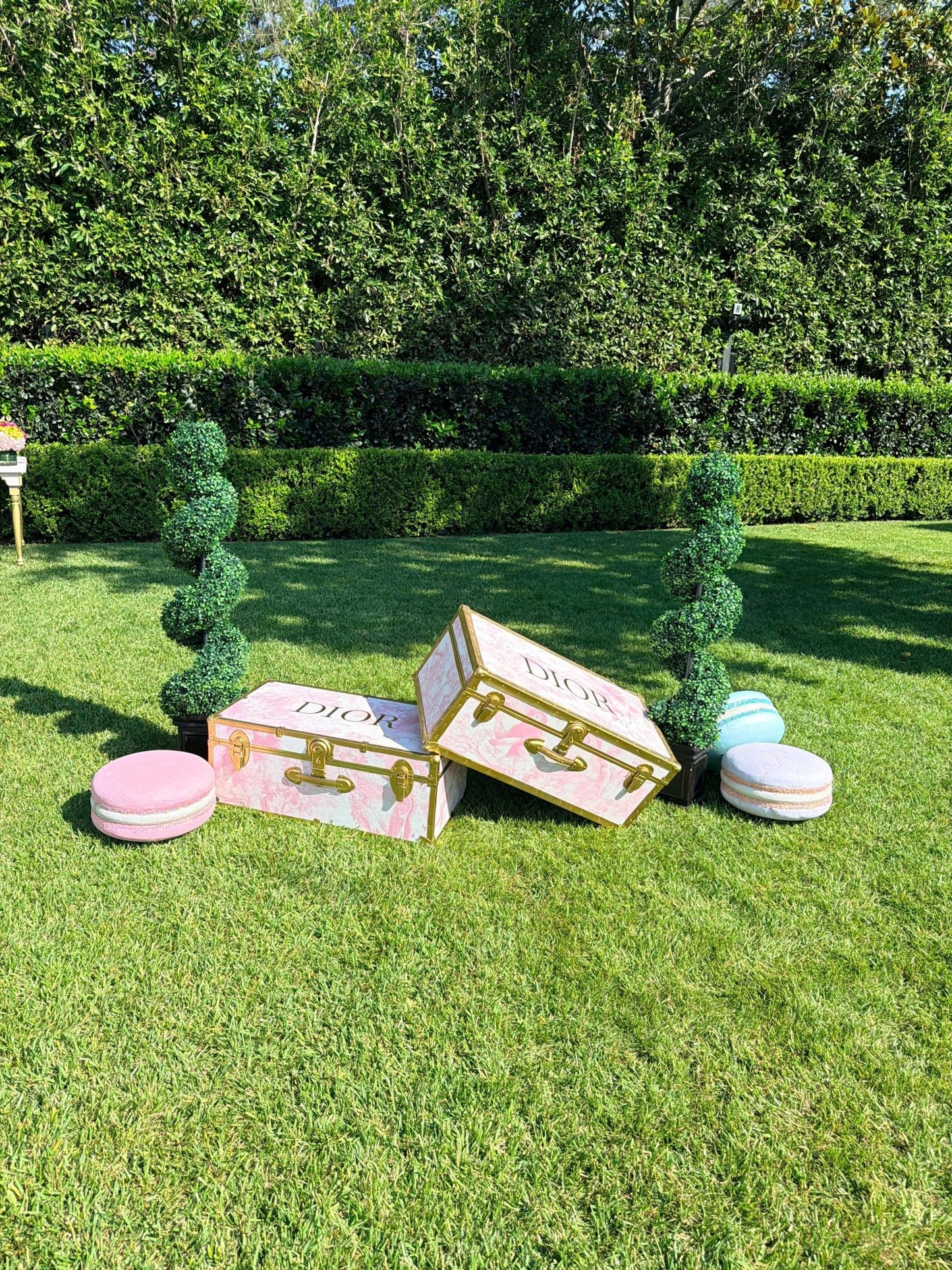 Spiral Topiaries - Custom Prop Rentals