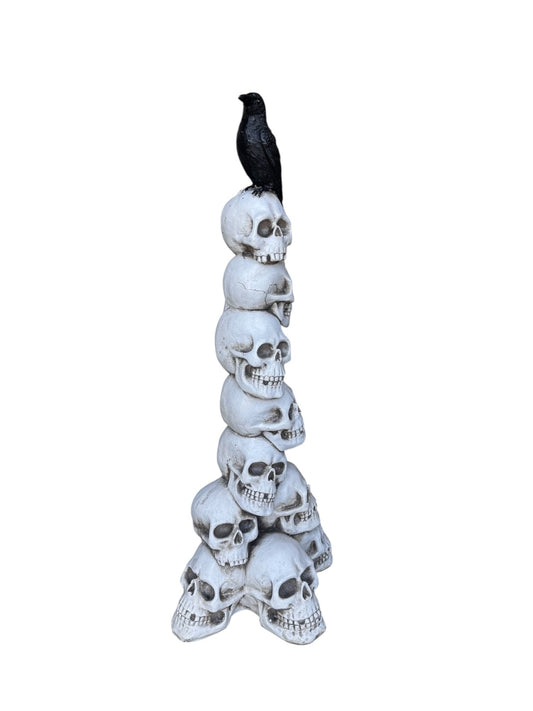 Stacked Skulls Bird - Custom Prop Rentals