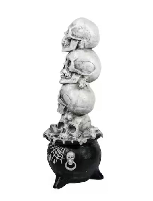 Stacked Skulls Bird - Custom Prop Rentals