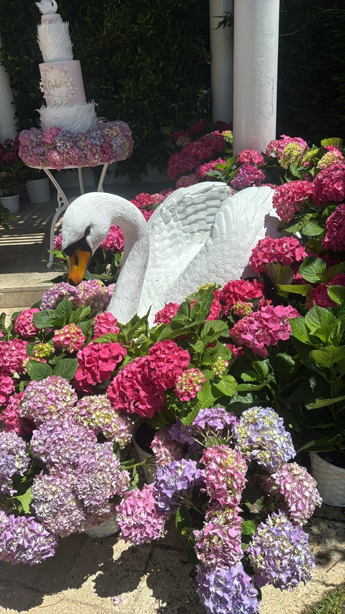 Swan Life Size White - Custom Prop Rentals