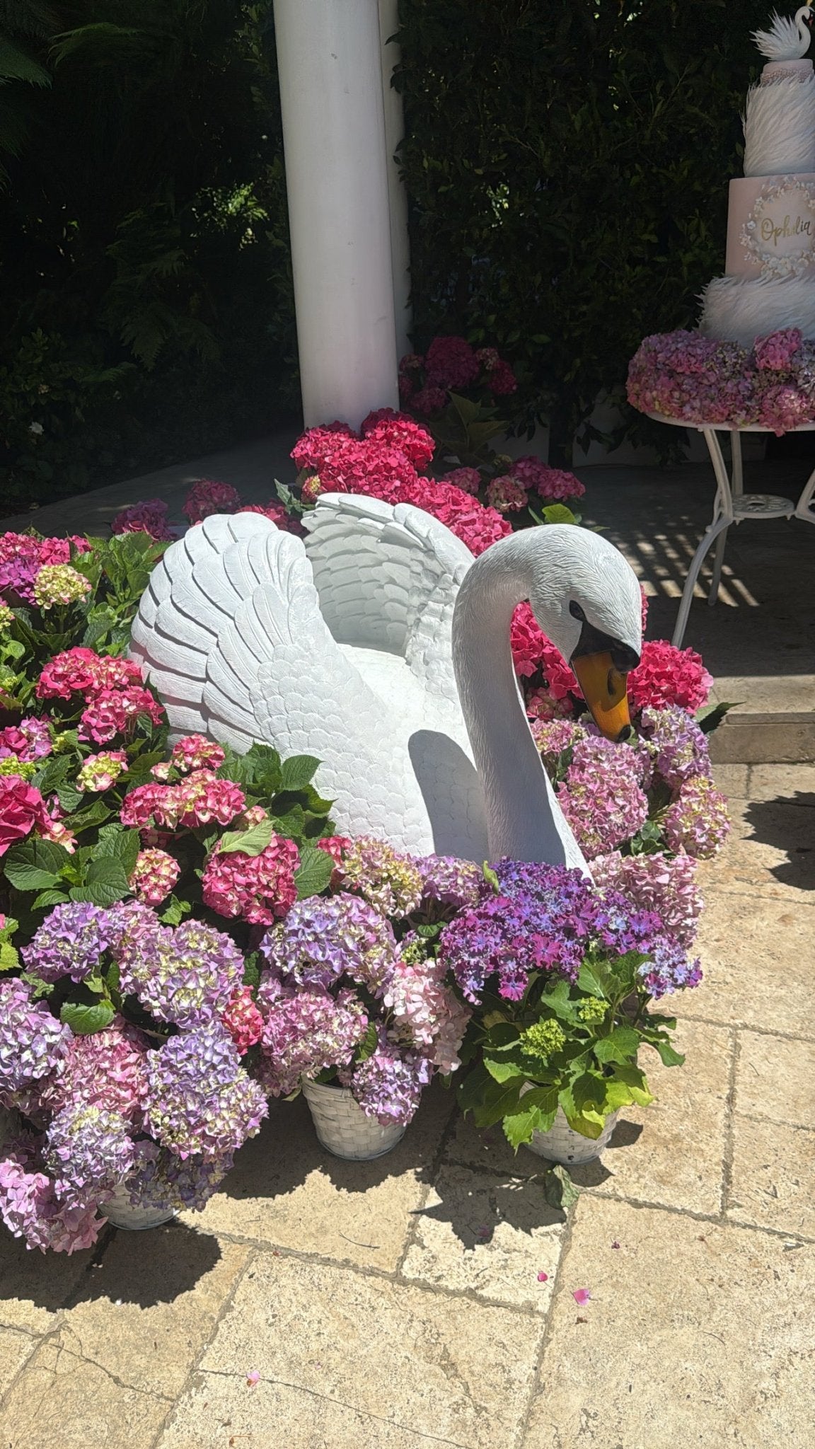 Swan Life Size White - Custom Prop Rentals