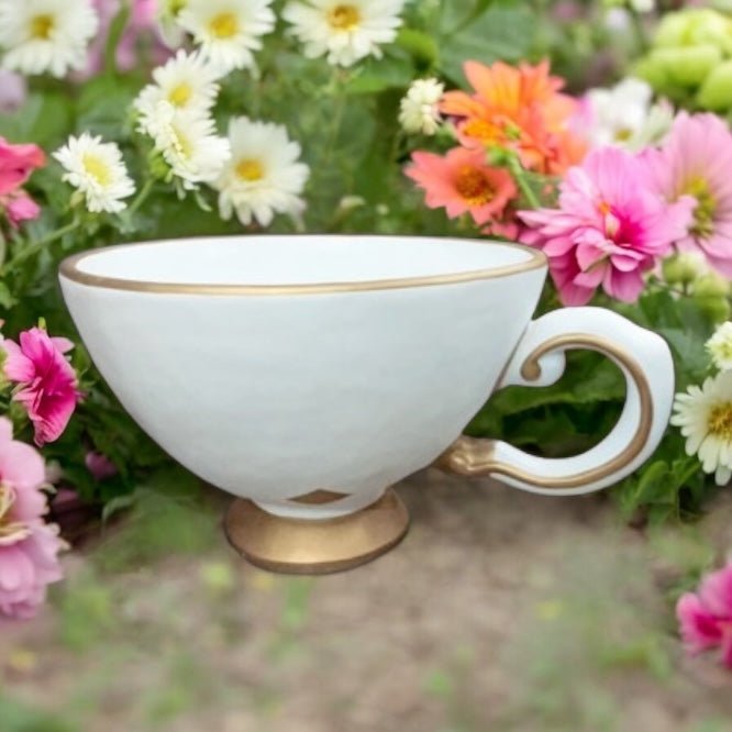 Tea Pot X - large white - Custom Prop Rentals
