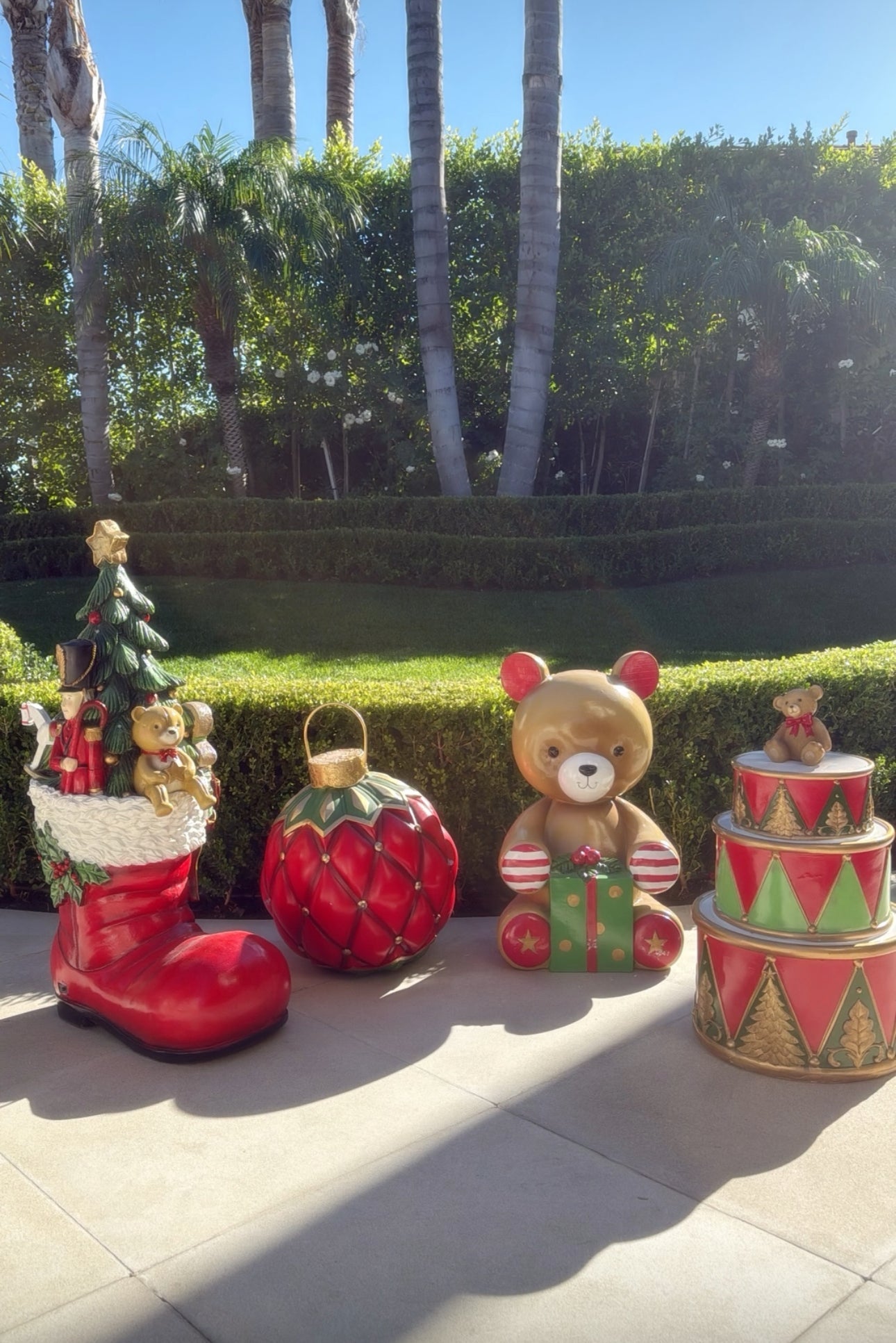 Teddy Bear on Drum - Custom Prop Rentals