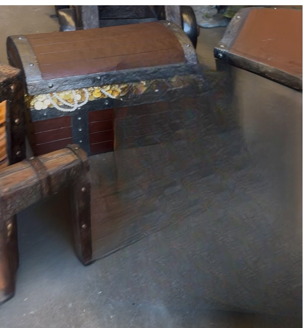 Treasure Chest Closed - Custom Prop Rentals