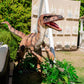 Velociraptor (Echo) Brown/Orange Dinosaur - Custom Prop Rentals