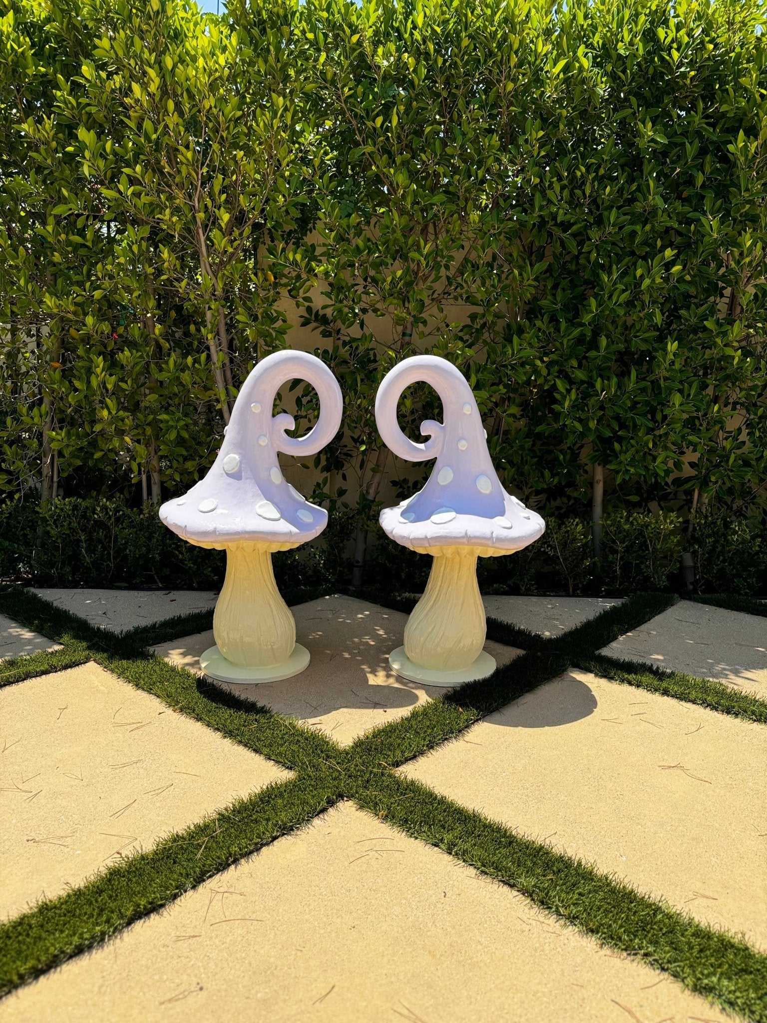 Whimsical Mushroom Lavender 3 1/2ft - Custom Prop Rentals