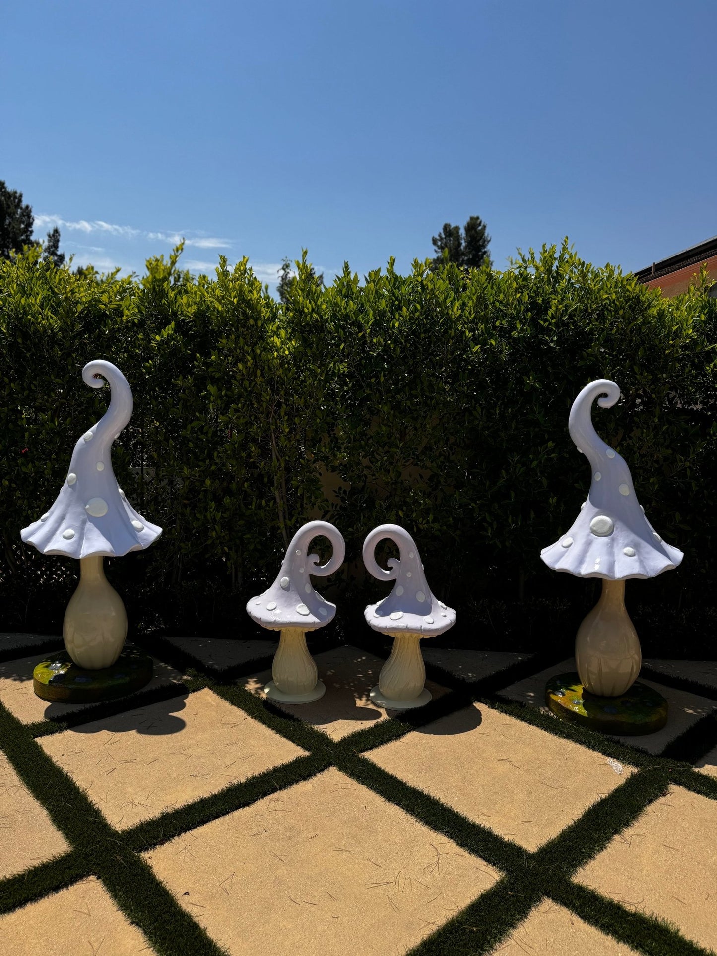 Whimsical Mushroom Lavender 5 1/2 ft - Custom Prop Rentals