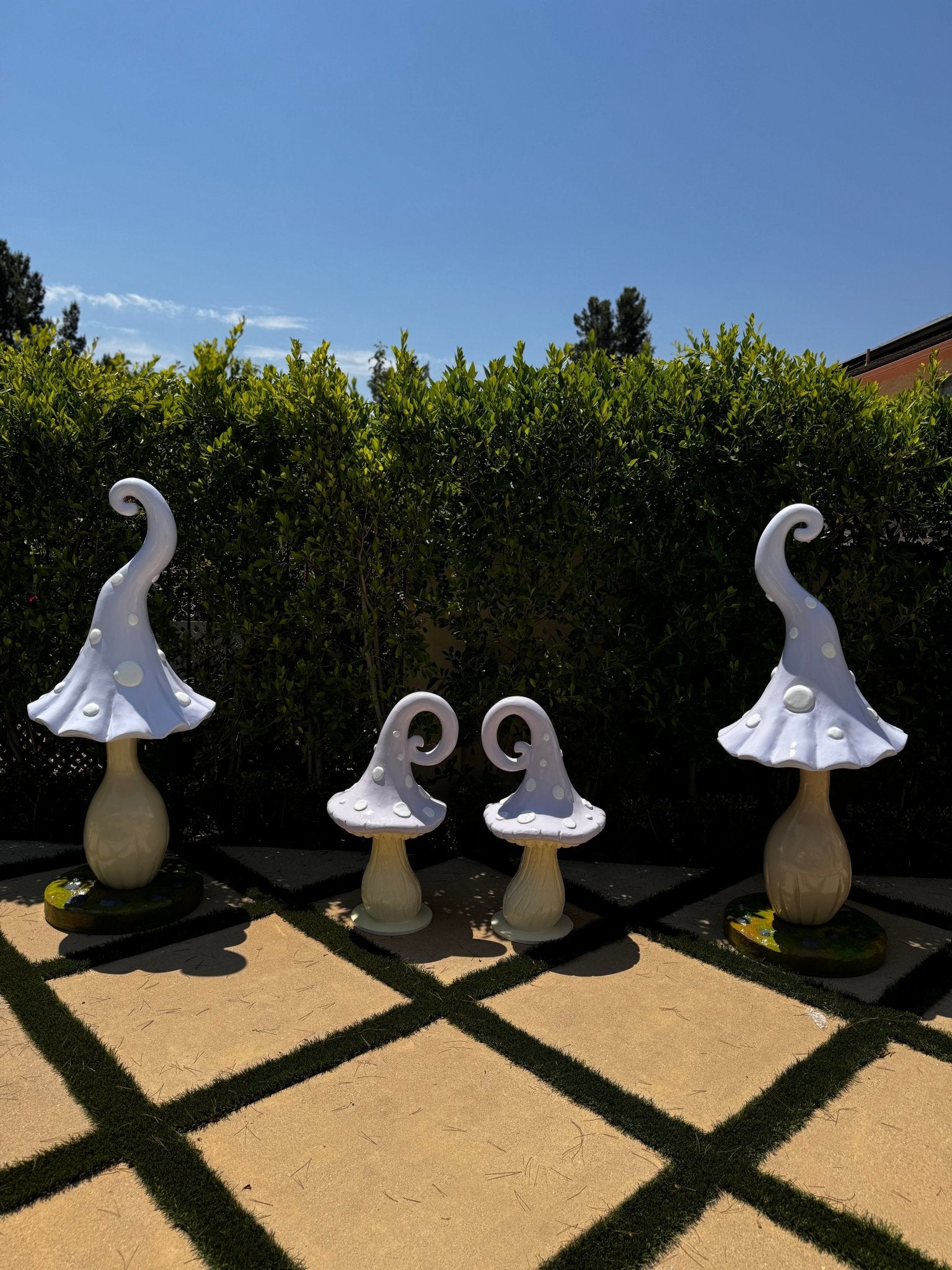 Whimsical Mushroom Lavender 5 1/2 ft - Custom Prop Rentals