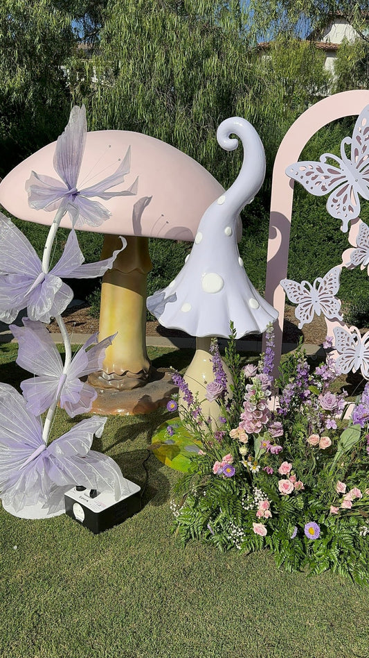 Whimsical Mushroom Lavender 5 1/2 ft - Custom Prop Rentals