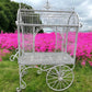 White Antique Cart - Custom Prop Rentals