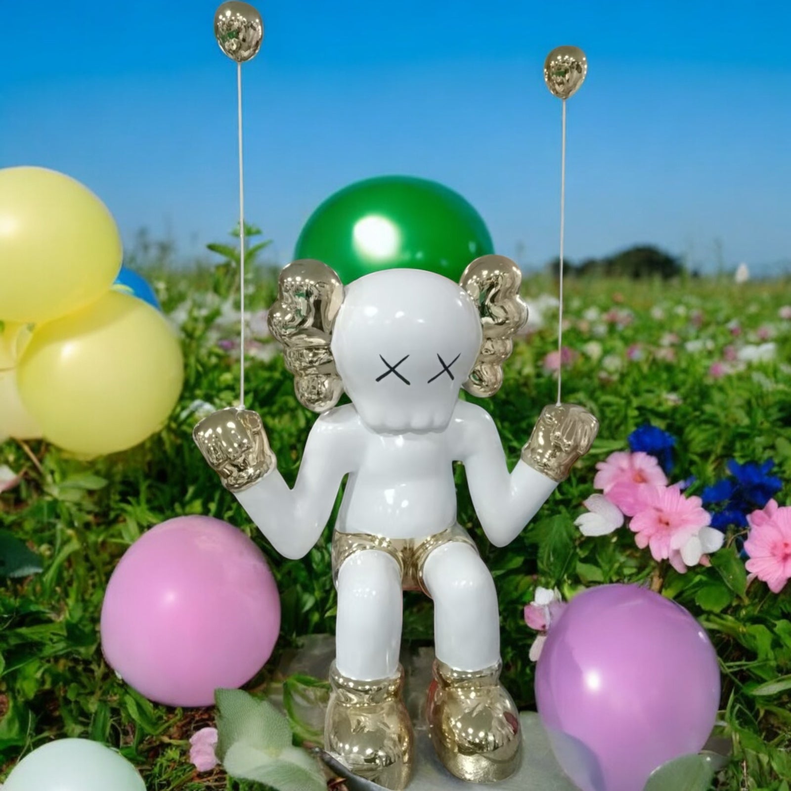 White Kaws Sitting - Custom Prop Rentals