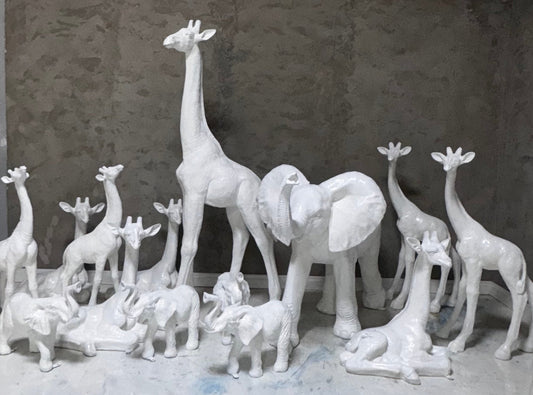 White Safari Animal Package - Custom Prop Rentals