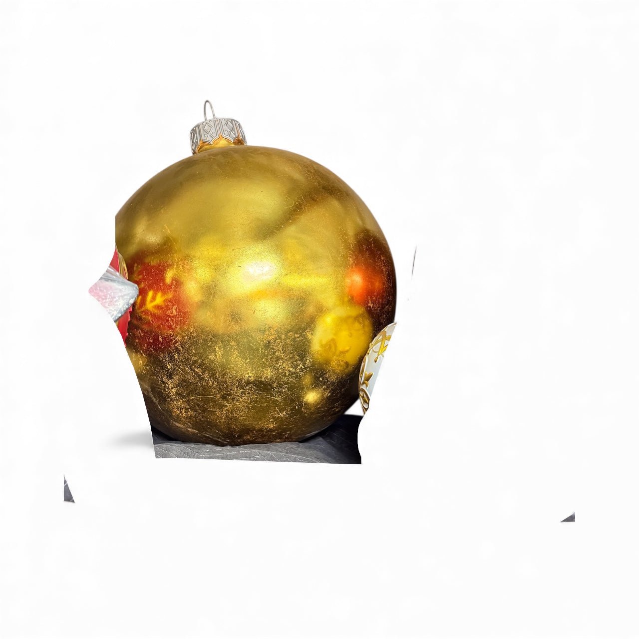 XL Gold Ornament - Custom Prop Rentals