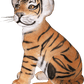 Tiger Cub Sitting