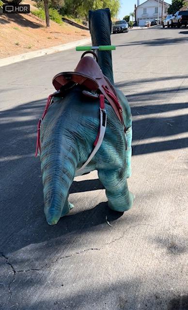 Animated Brachiosaurus Dino Ride - Custom Prop Rentals
