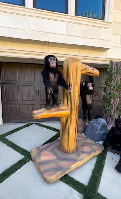 Animated Monkey Tree Stump - Custom Prop Rentals
