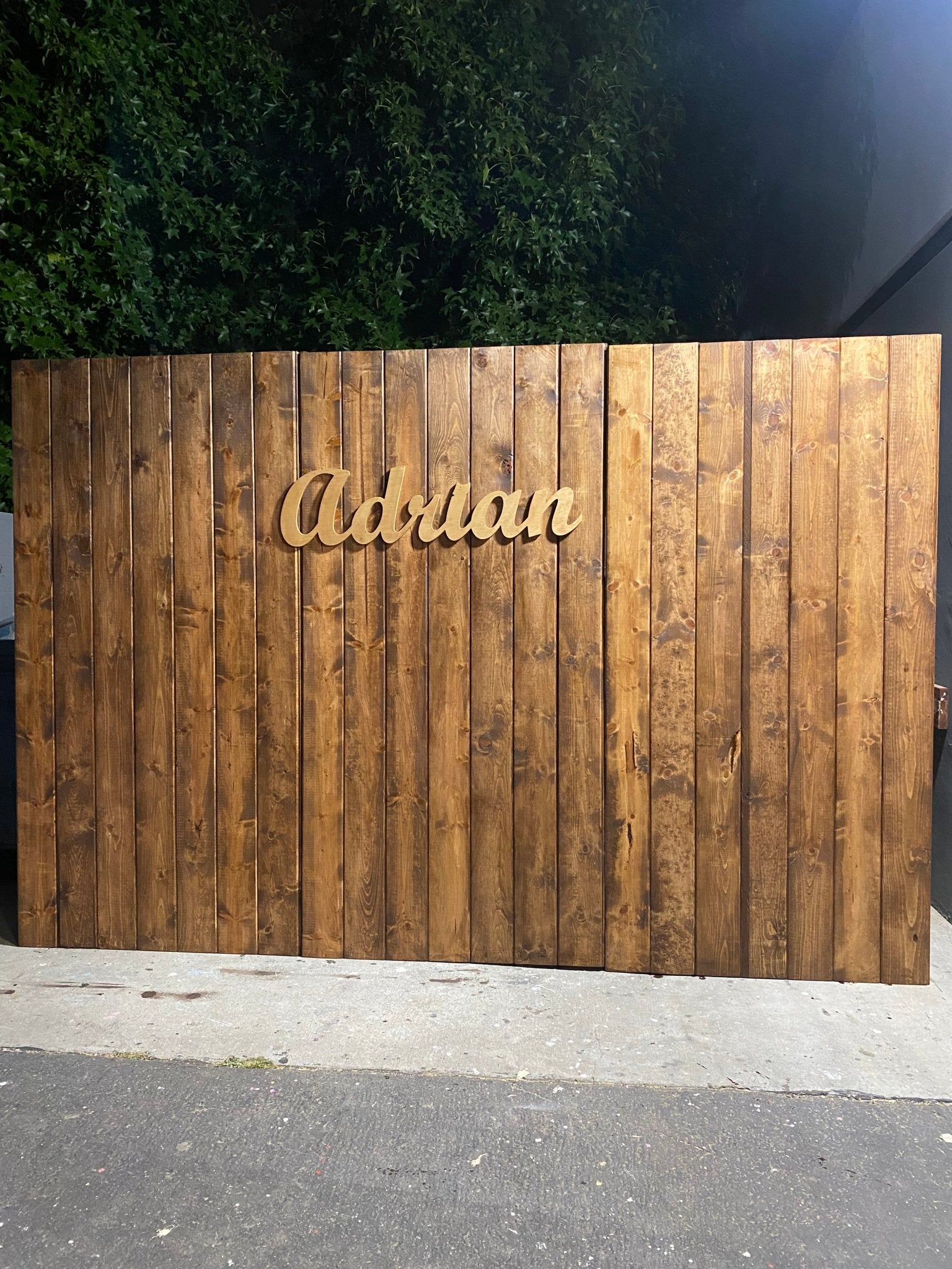 Backdrop Wooden Panels - Custom Prop Rentals