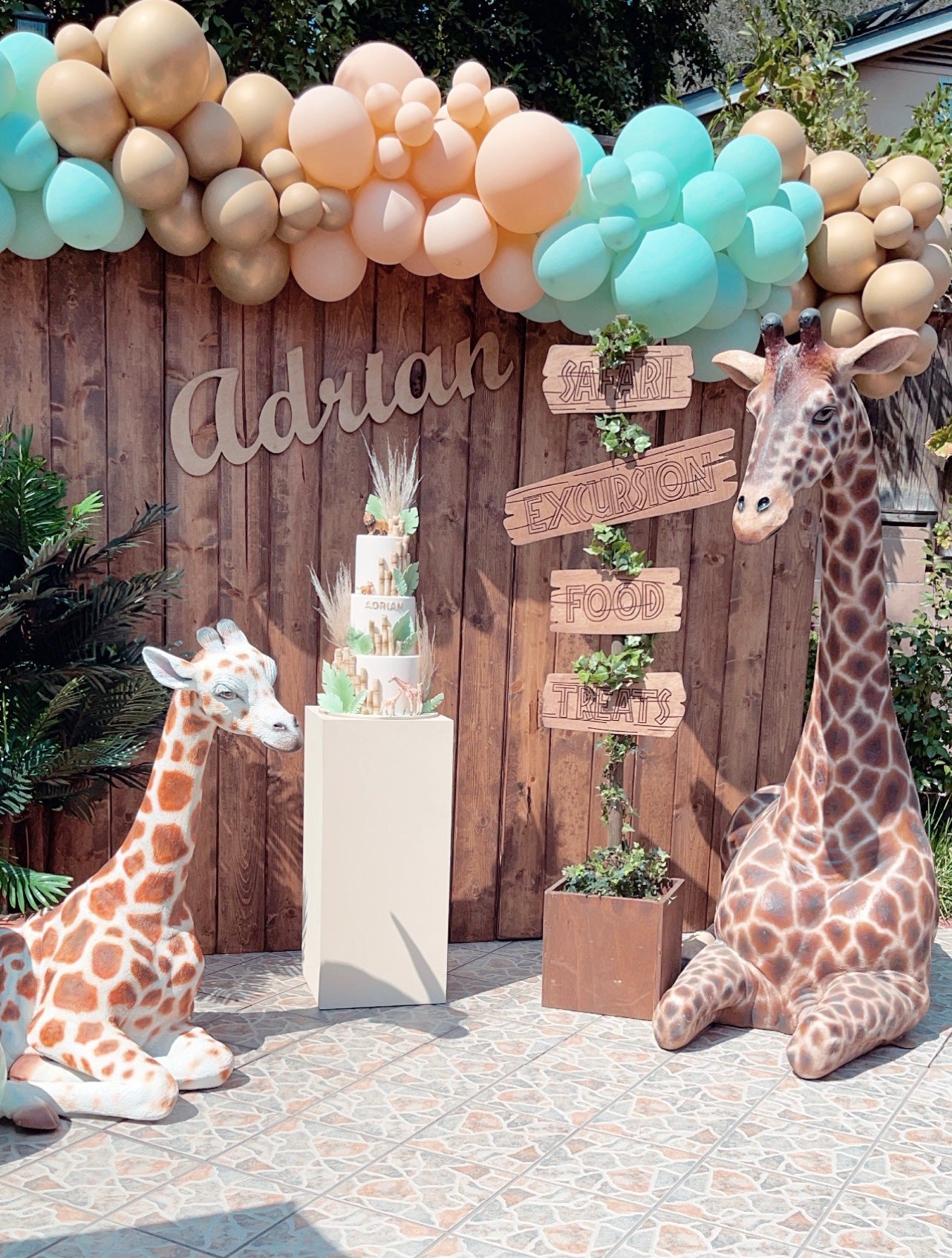 Backdrop Wooden Panels - Custom Prop Rentals