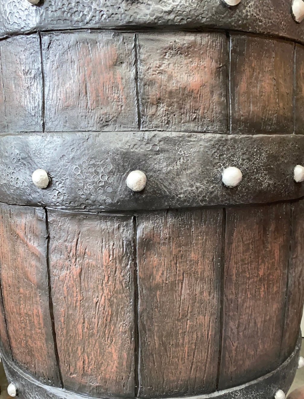 Barrel Large Rustic - Custom Prop Rentals