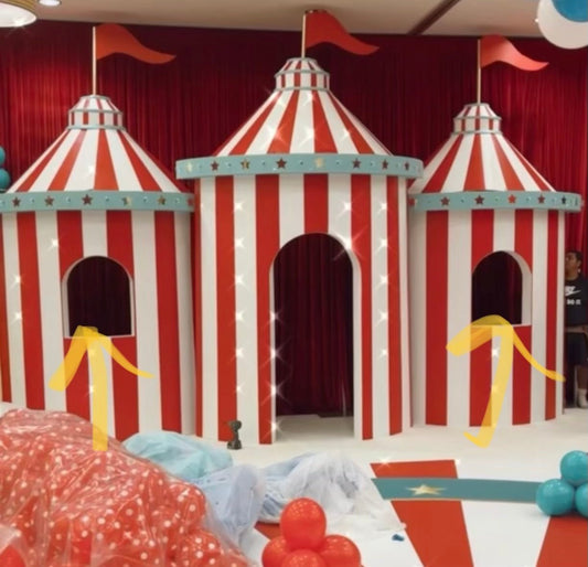 Circus 3 panels 3 - D - Custom Prop Rentals