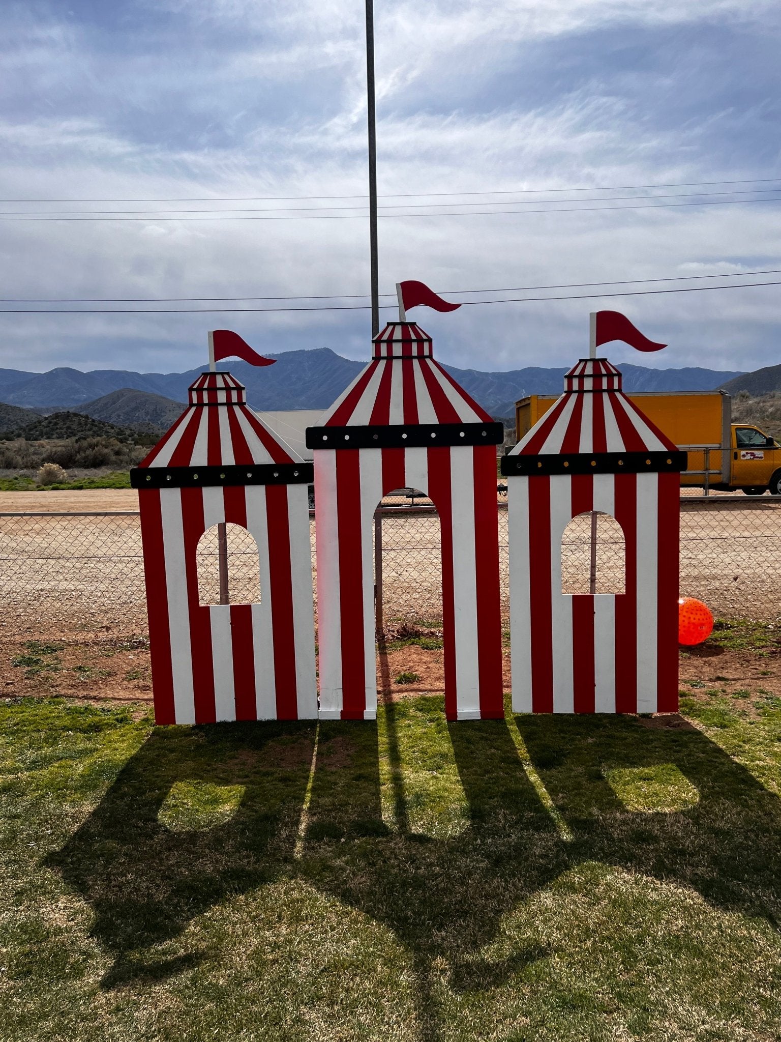 Circus Back Drops Flat - Custom Prop Rentals