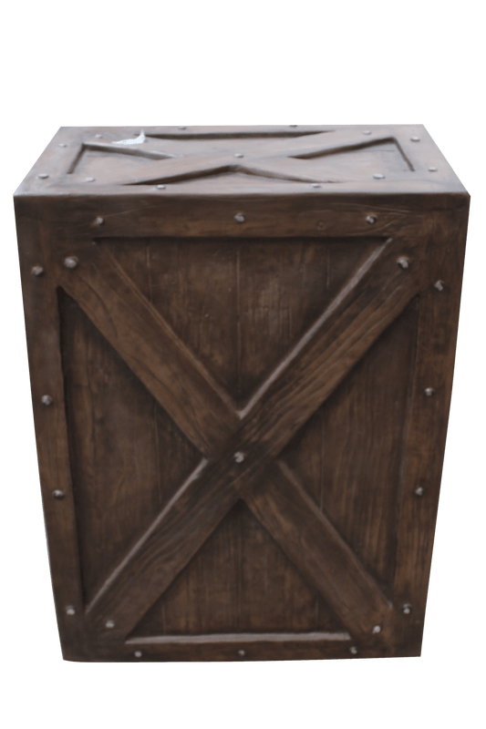 Crate Dark Big - Custom Prop Rentals