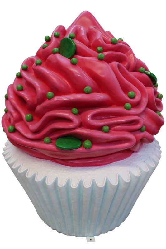 Cup Cake Vanilla w/ Hot Pink Frosting - Custom Prop Rentals