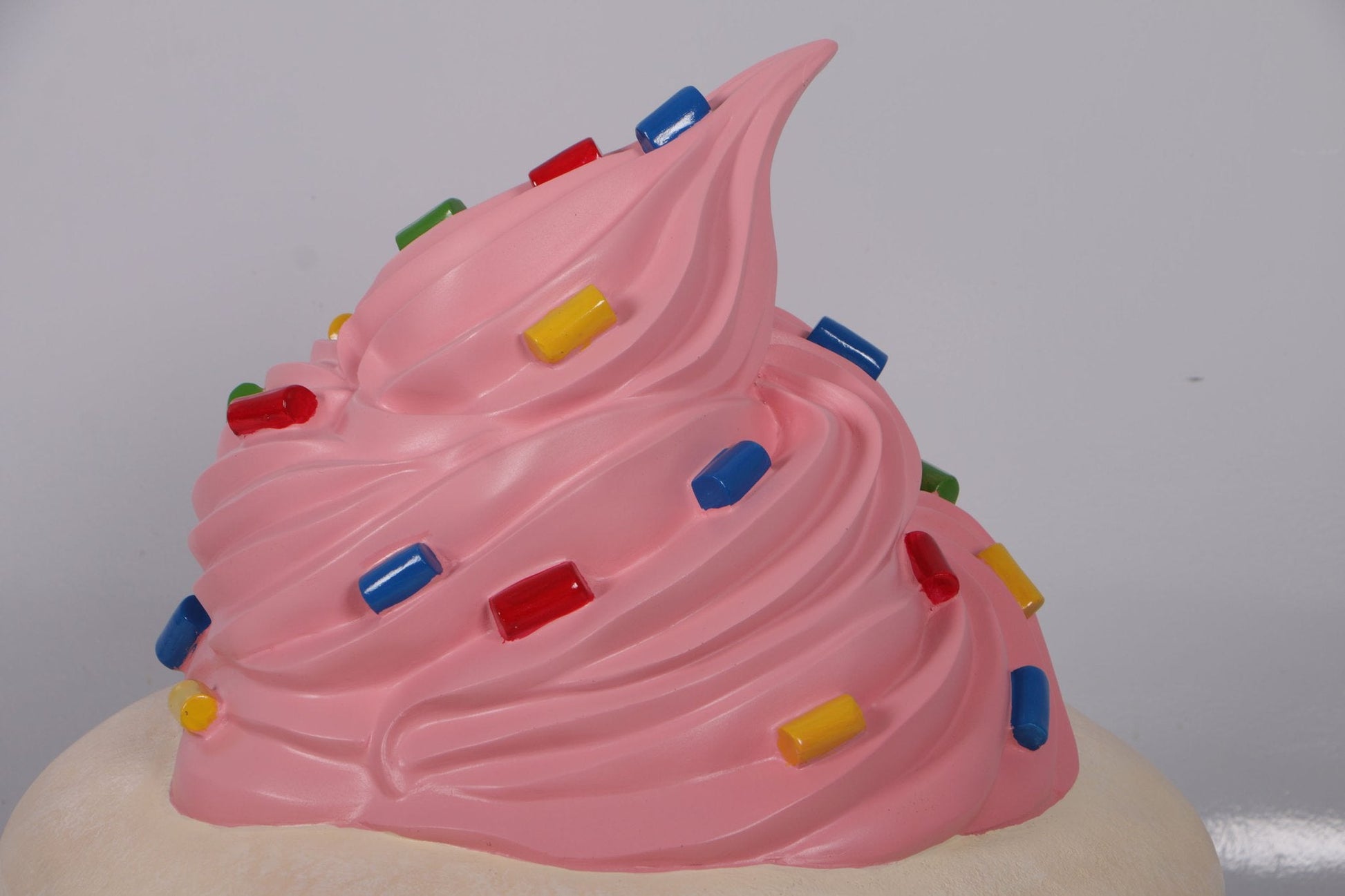 Cup Cake Vanilla w/ Pink Frosting - Custom Prop Rentals