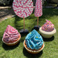Cupcake w/ Blue Frosting - Custom Prop Rentals