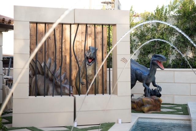 Dinosaur Gate with Bars - Custom Prop Rentals