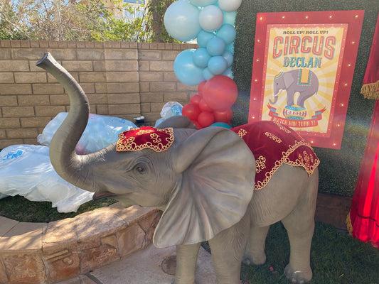 Elephant Red Dress - Custom Prop Rentals