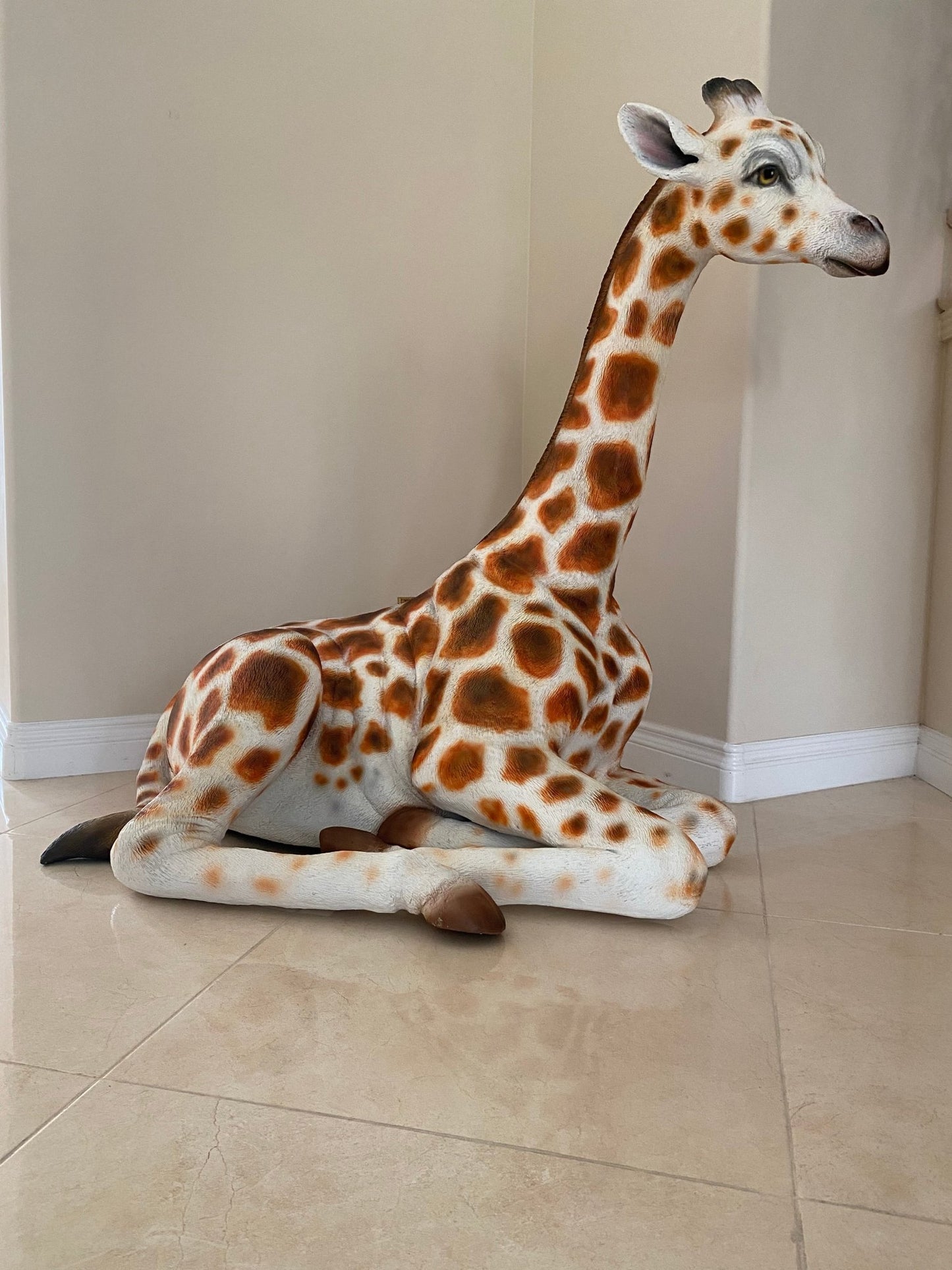 Giraffe Laying Baby - Custom Prop Rentals