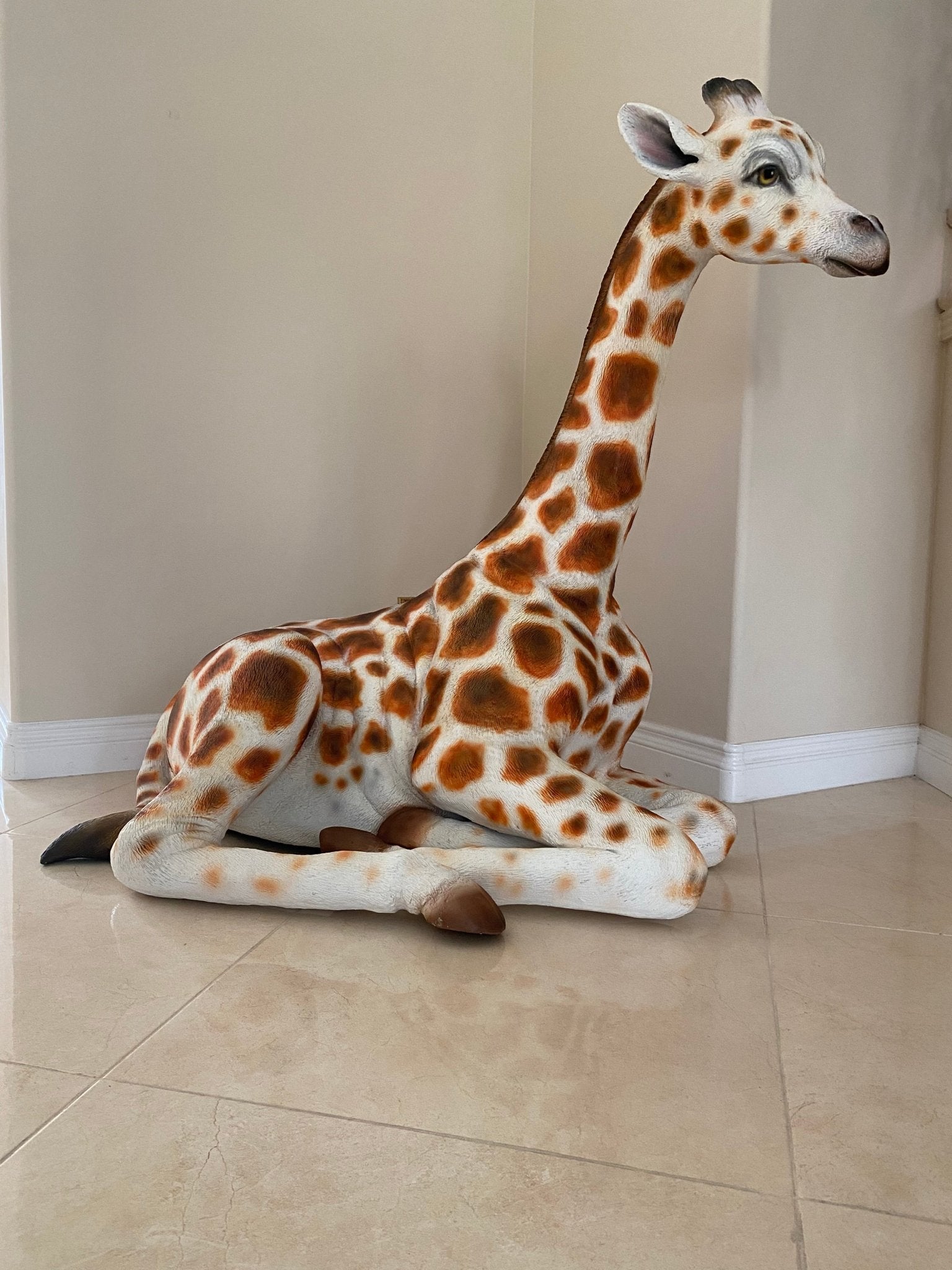 Giraffe Laying Baby - Custom Prop Rentals