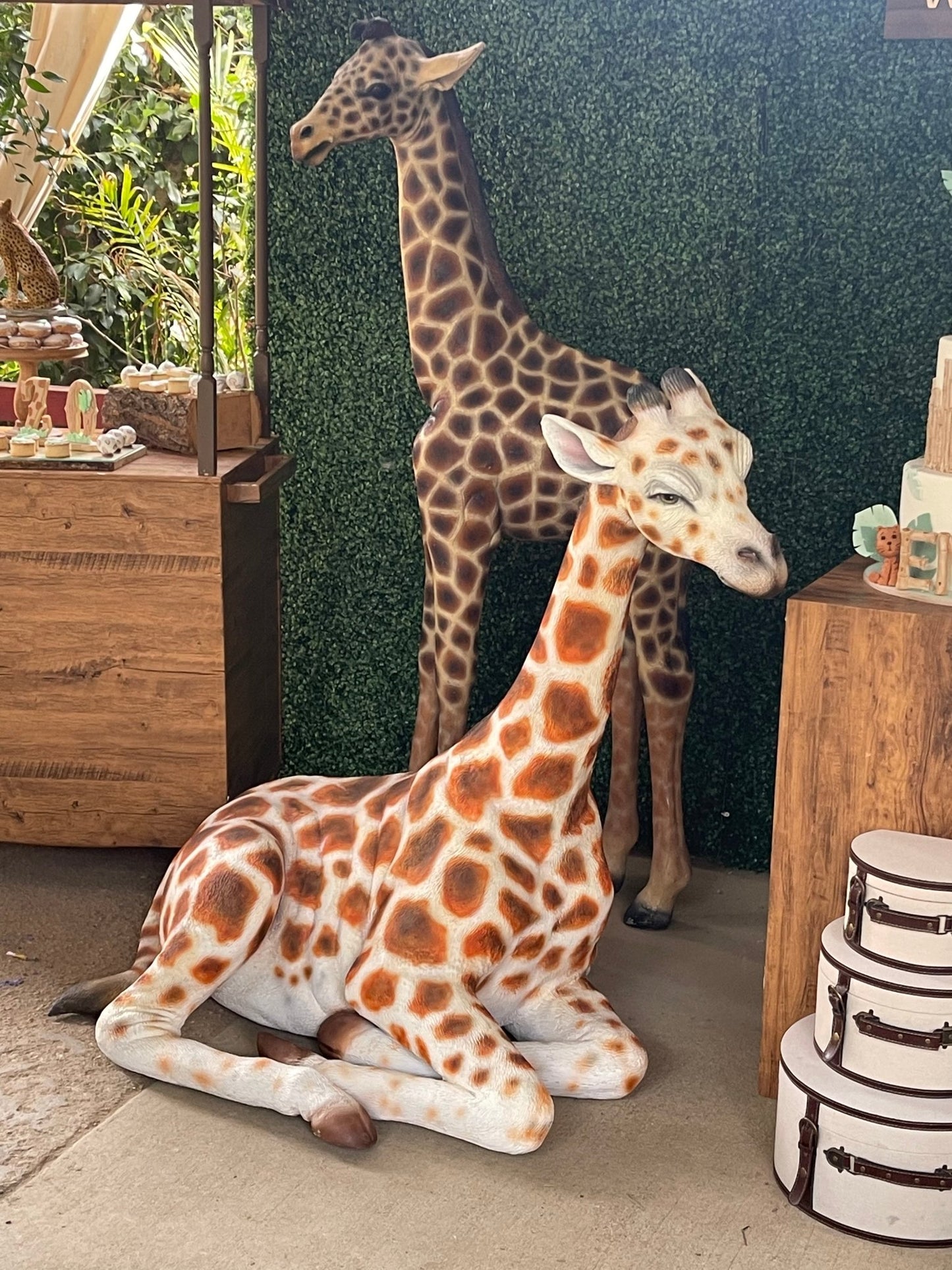 Giraffe Laying Baby - Custom Prop Rentals