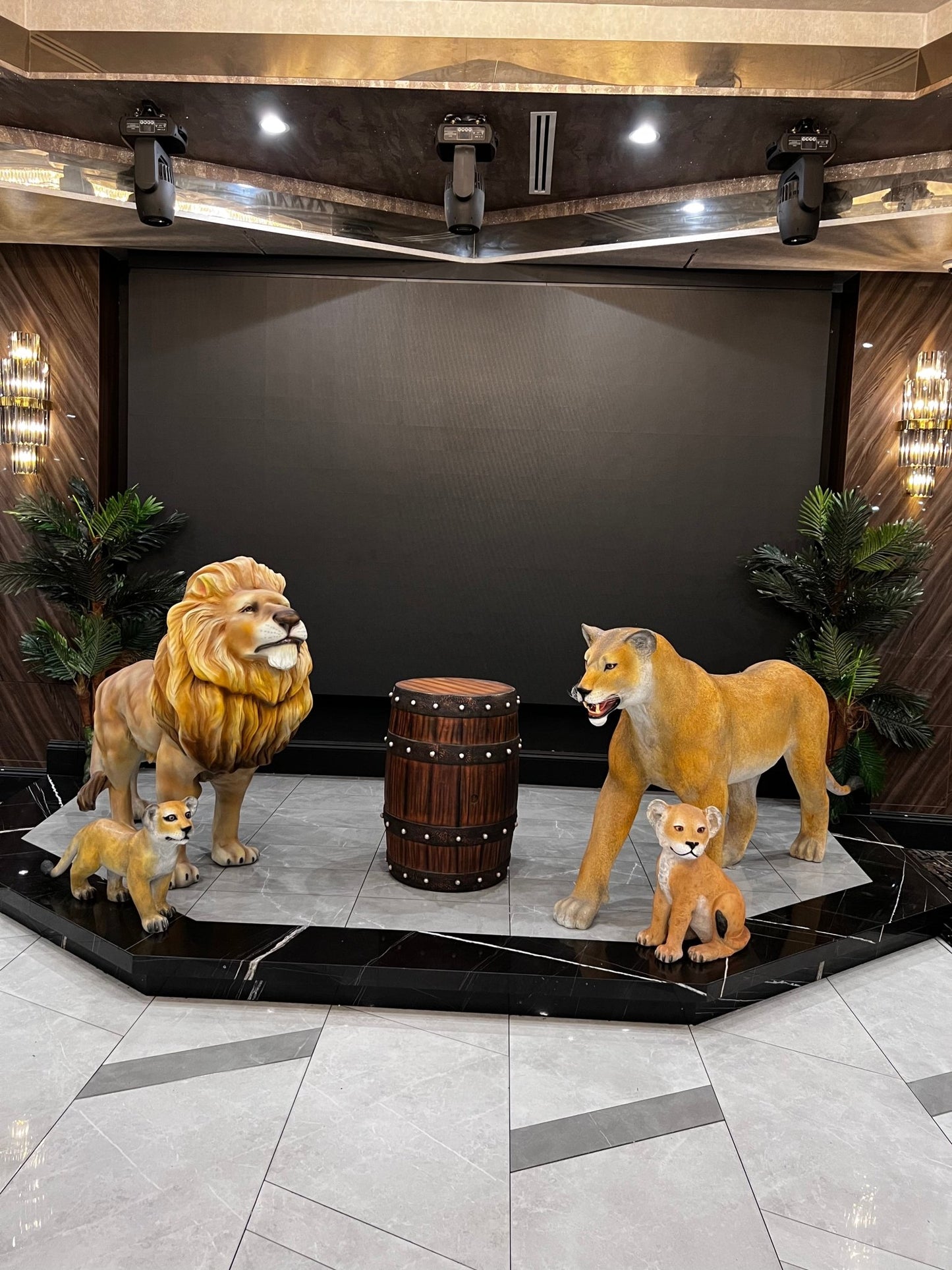 Lion Cub Sitting - Custom Prop Rentals