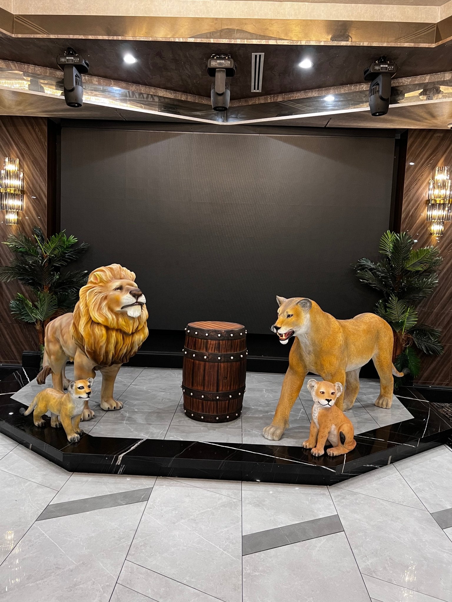 Lion Cub Sitting - Custom Prop Rentals