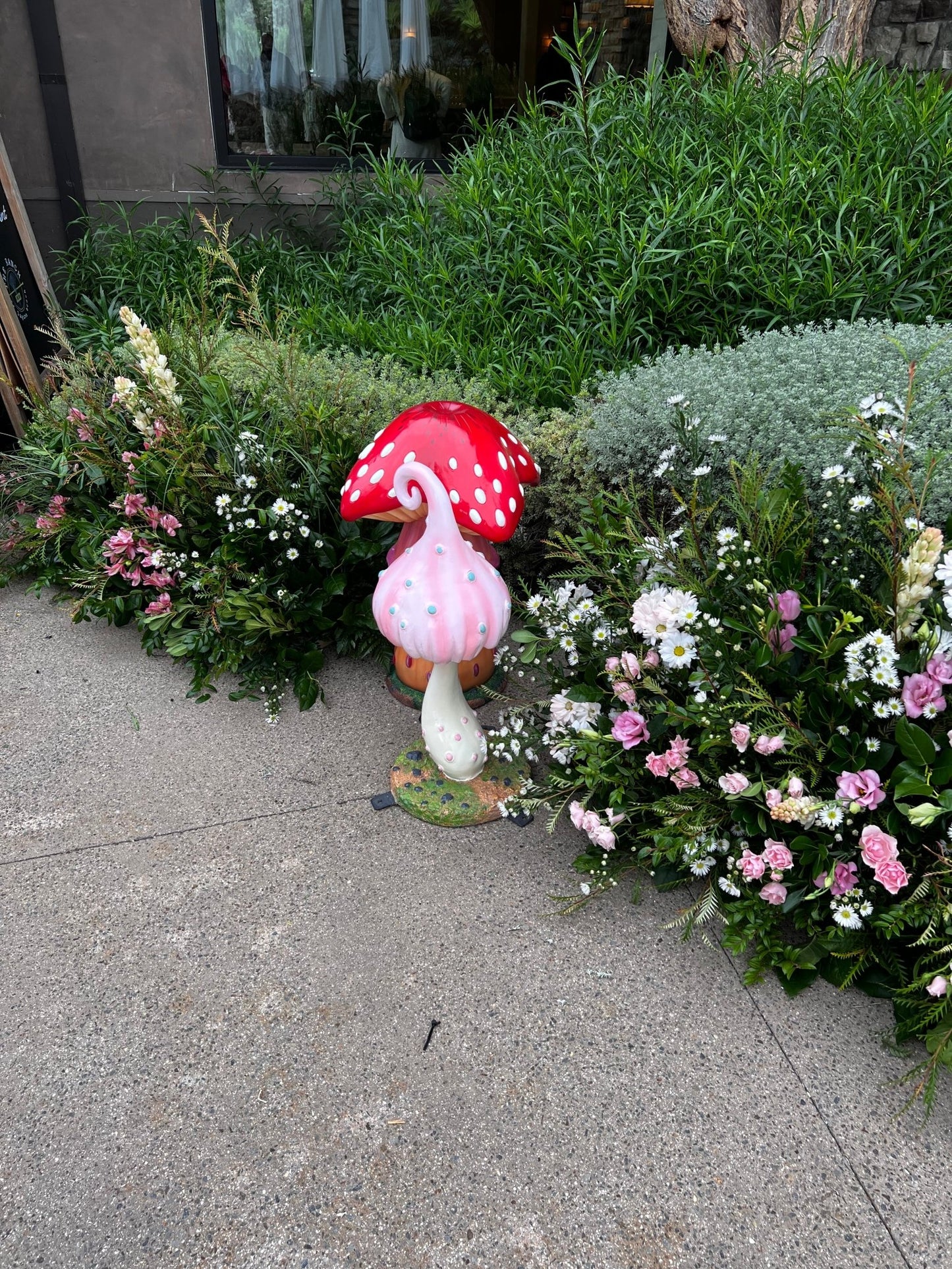 Mushroom Enchanted Pastel Pink - Custom Prop Rentals