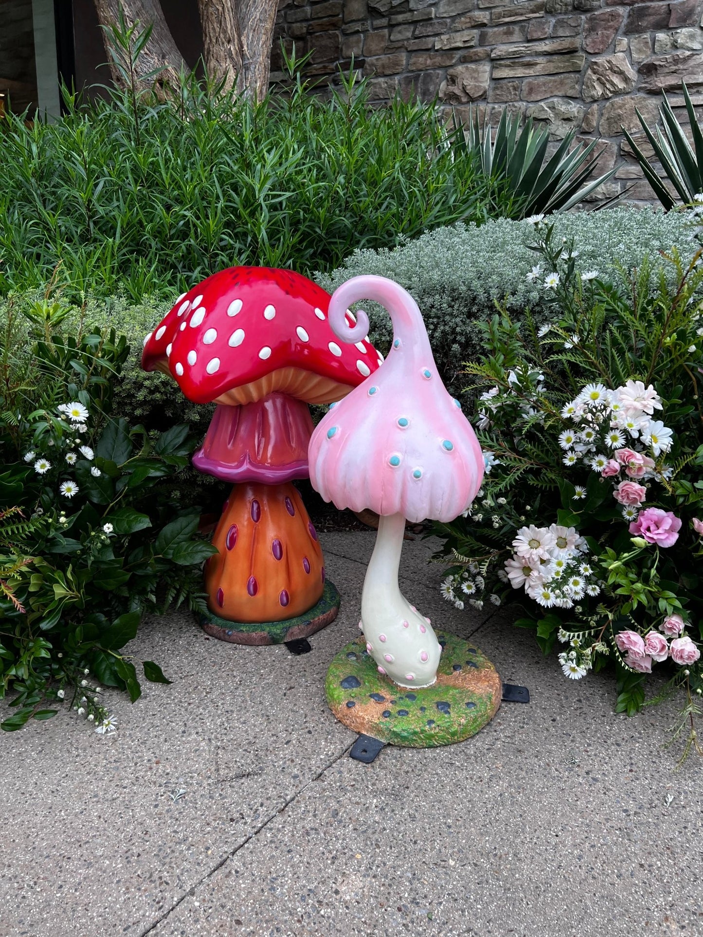 Mushroom Enchanted Pastel Pink - Custom Prop Rentals