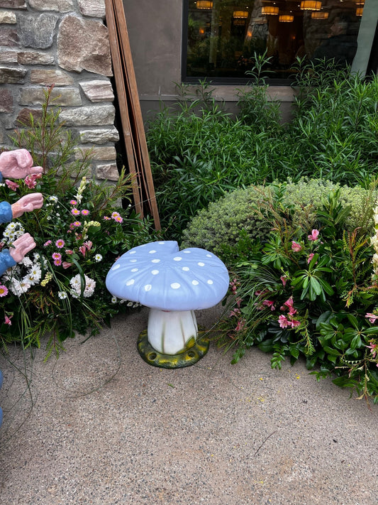 Mushroom Pastel Blue Split - Custom Prop Rentals