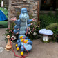 Mushroom Pastel Blue Split - Custom Prop Rentals