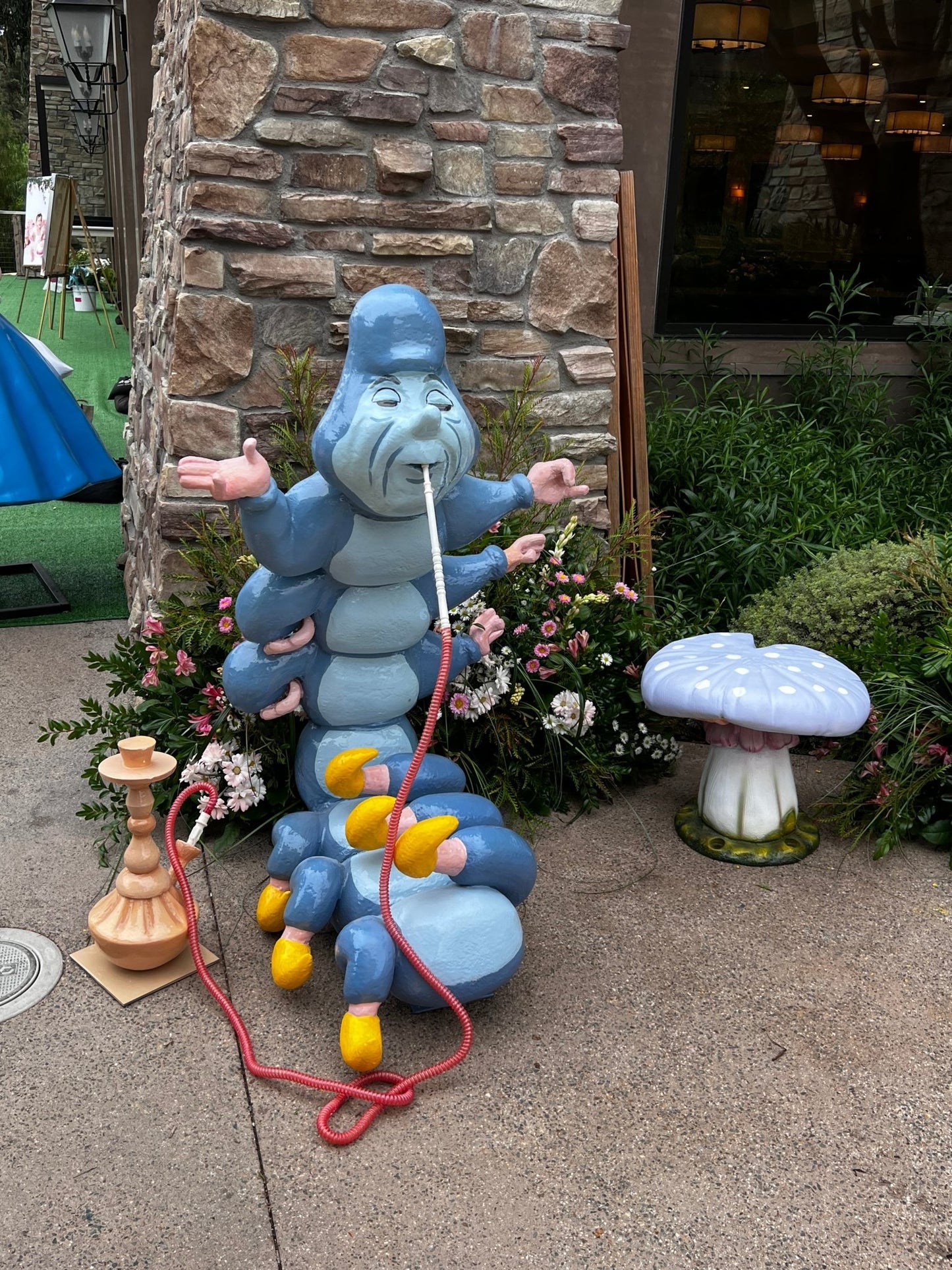Mushroom Pastel Blue Split - Custom Prop Rentals