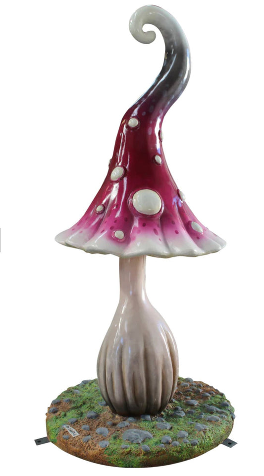 Mushroom Whimsical Burgundy - Custom Prop Rentals