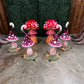 Mushroom Whimsical Burgundy - Custom Prop Rentals