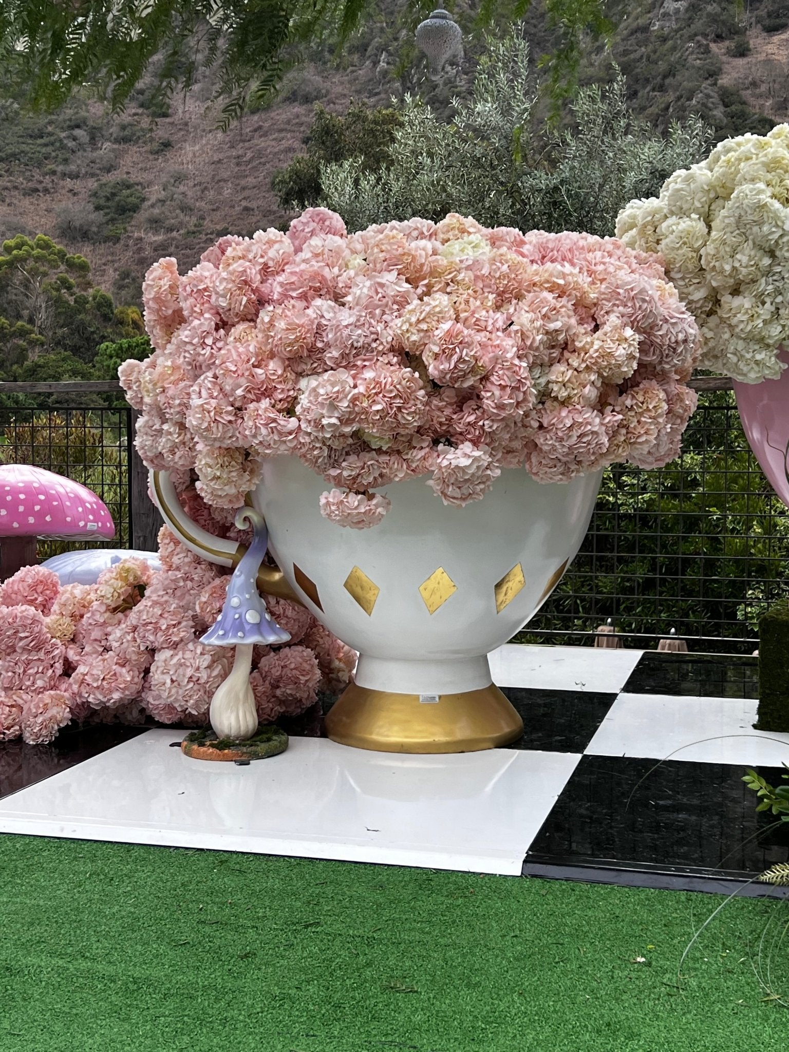 Mushroom Whimsical Pastel Lavender - Custom Prop Rentals