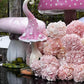 Mushroom Whimsical Pastel Pink - Custom Prop Rentals