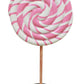 Pink Twirl Lollipop - Custom Prop Rentals
