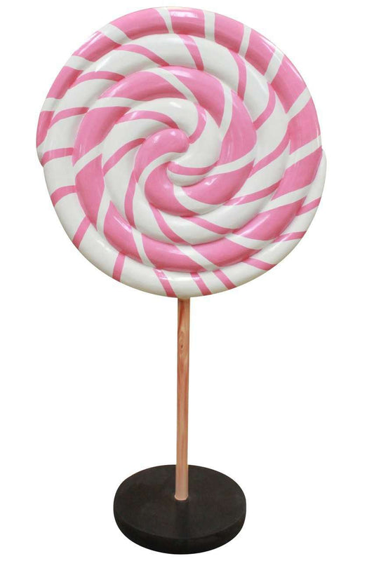 Pink Twirl Lollipop - Custom Prop Rentals