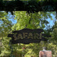 Safari Sign - Custom Prop Rentals